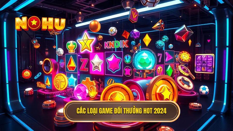 Các loại game đổi thưởng hot 2024