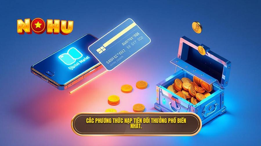 Các phương thức nạp tiền đổi thưởng phổ biến nhất.