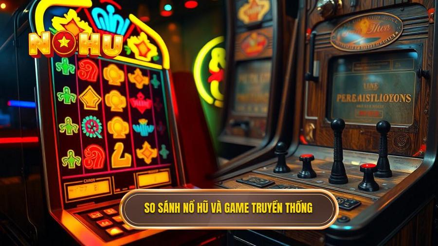 3. So sánh Nổ Hũ và game truyền thống