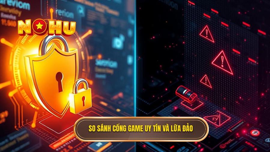 So sánh cổng game uy tín và lừa đảo