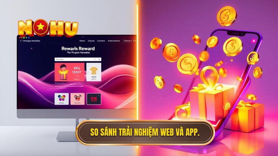 So sánh trải nghiệm Web và App.